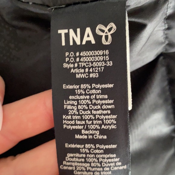 SOLD: TNA Bancroft winter parka - Picture 6 of 7